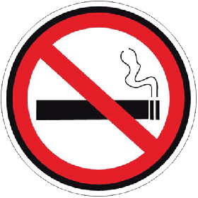 No Smoking Floor Sign Bahrain