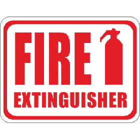 Fire Extinguisher Floor Sign Bahrain